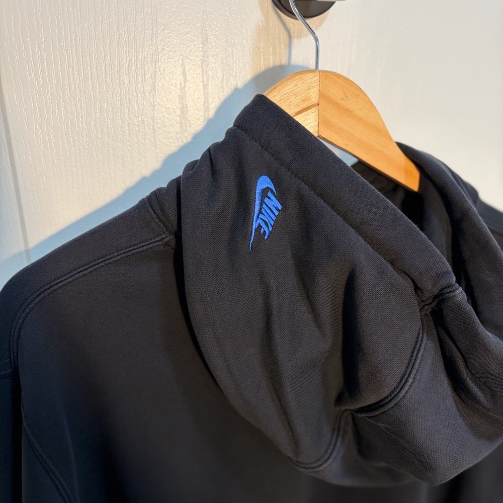 Nike Black Hoodie XL Multicolor Swoosh - Picture 6 of 7